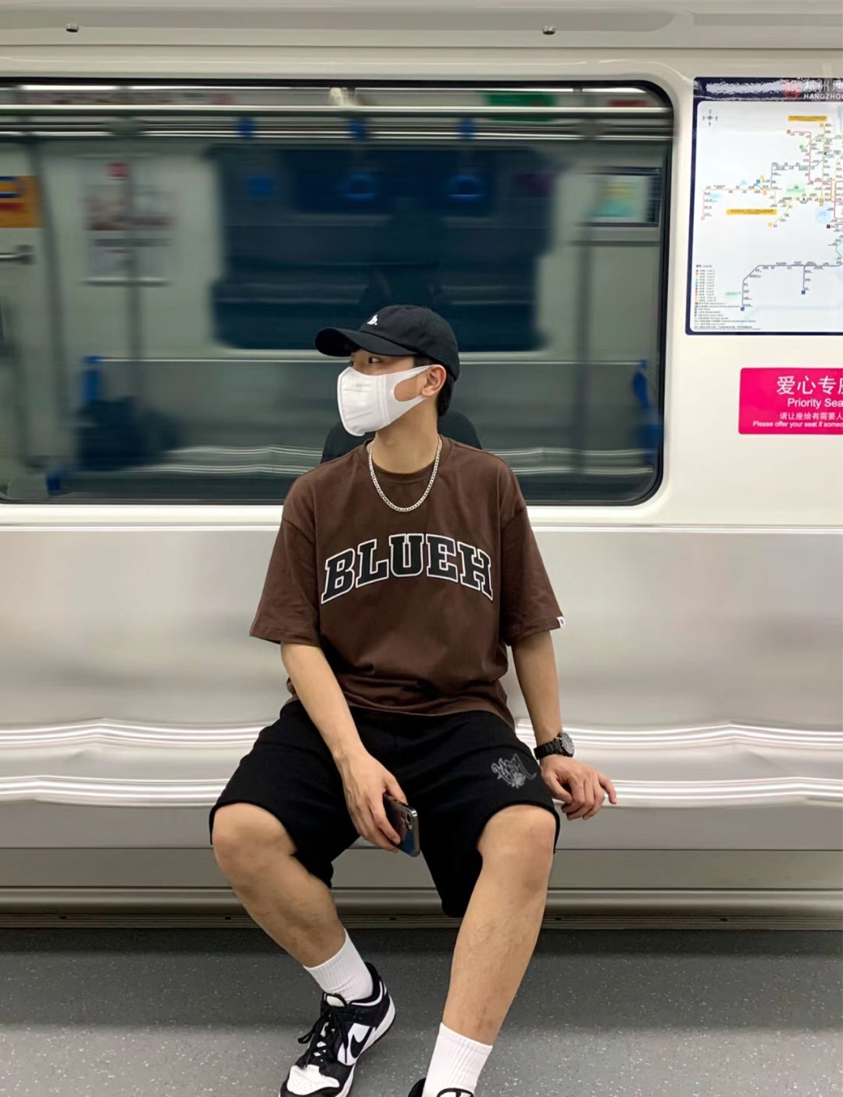 XDFM 美式三分裤双层两面穿速干网眼篮球运动短裤透气高街裤子