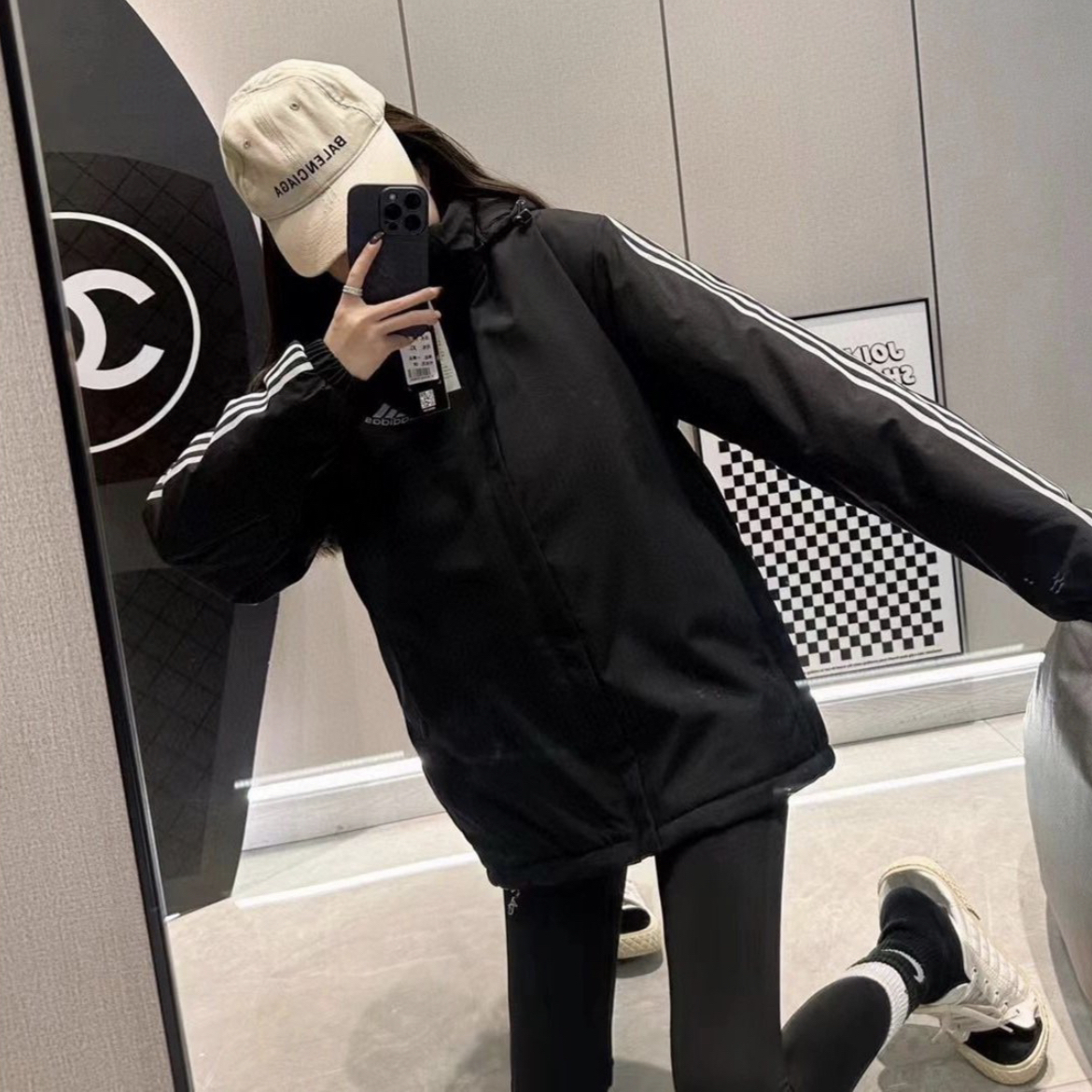 OOTD｜女生阿迪达斯外套 穿搭分享