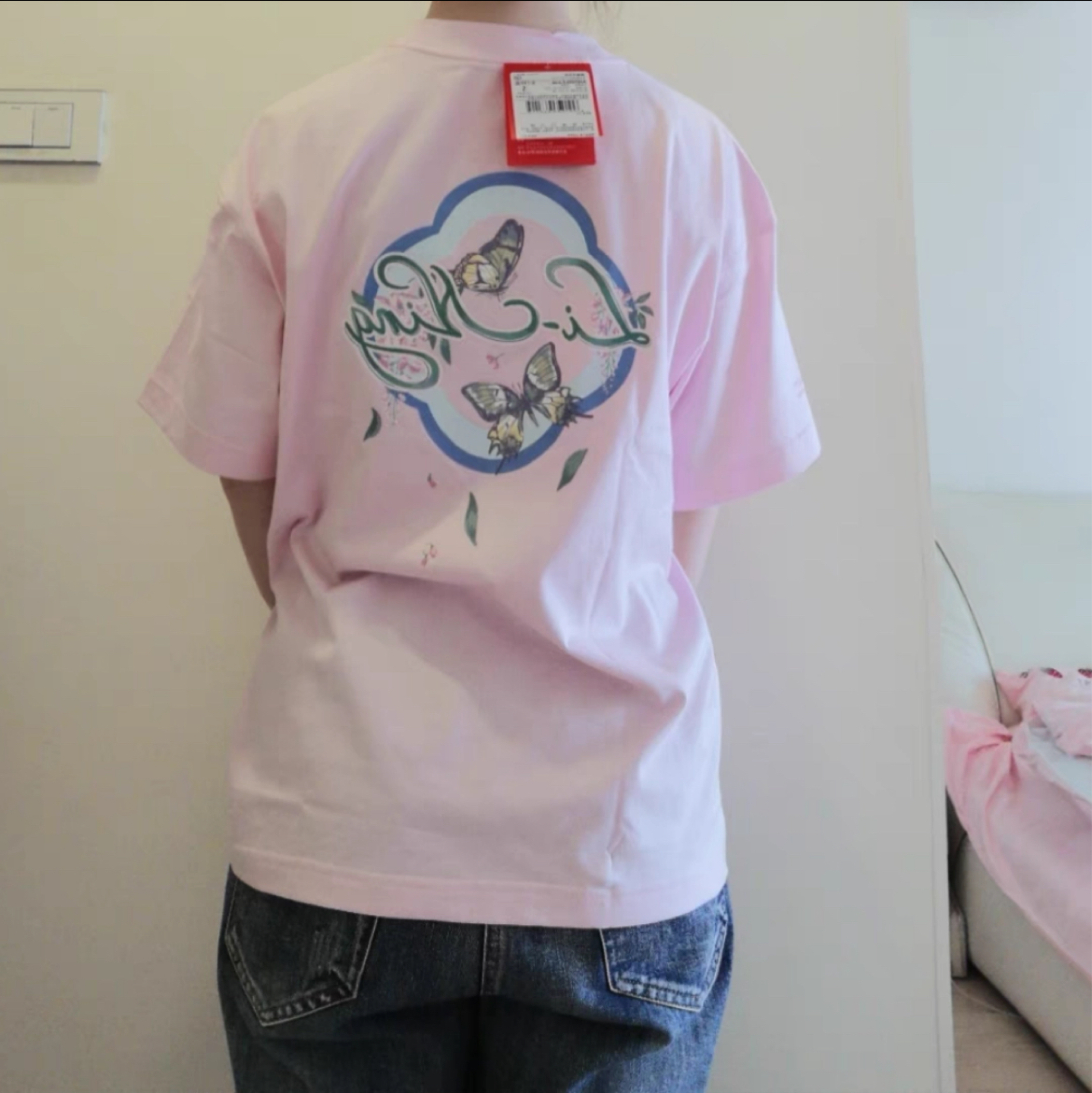 Li Ning 夏天必须有的一件显嫩又减龄的樱花粉T