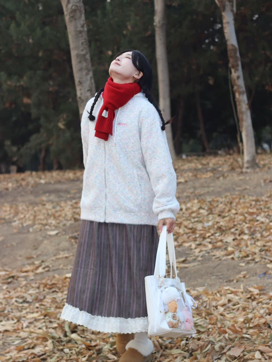 OOTD｜毛绒外套 女生穿搭分享