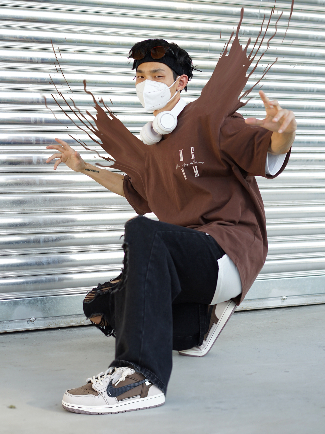 OOTD｜🟤做黑咖男孩，走街头style