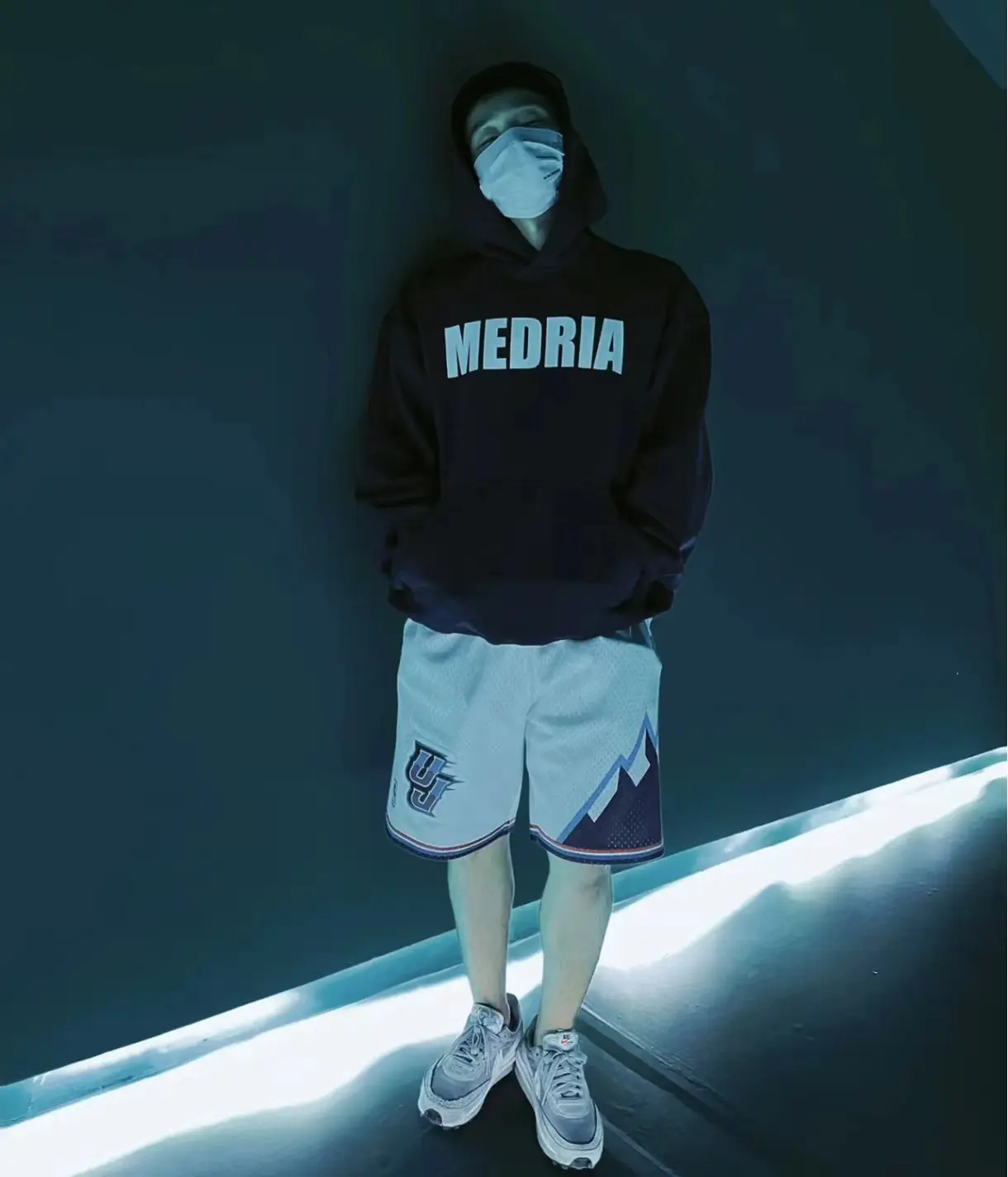 STNP拉链透气篮球裤速干网眼美式双层运动四分裤不过膝训练短裤