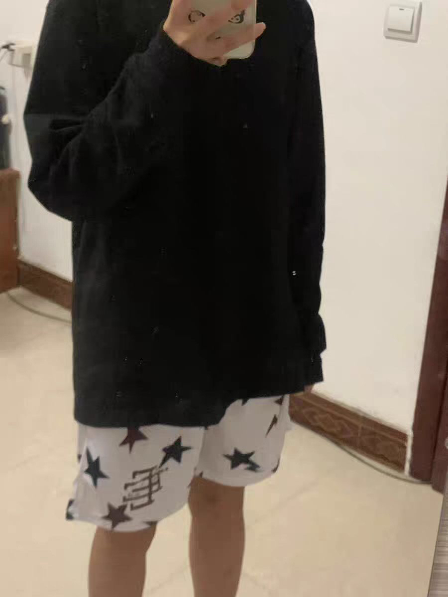 XDFM速干单层透气短裤篮球运动跑步户外美式星星数码印花四分裤