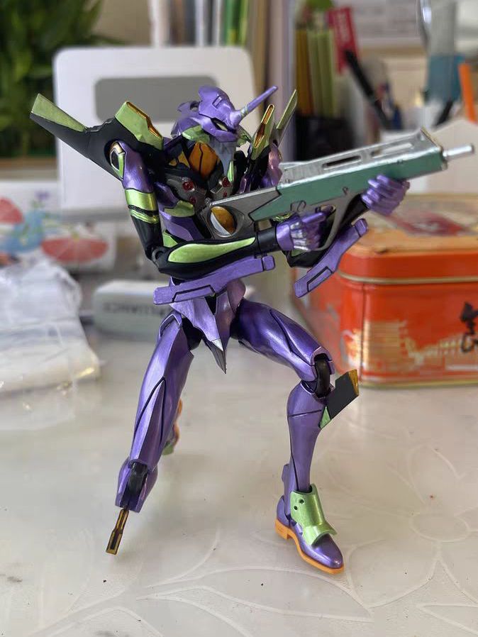 🎀EVA 传奇！奸笑社初号机手办✨