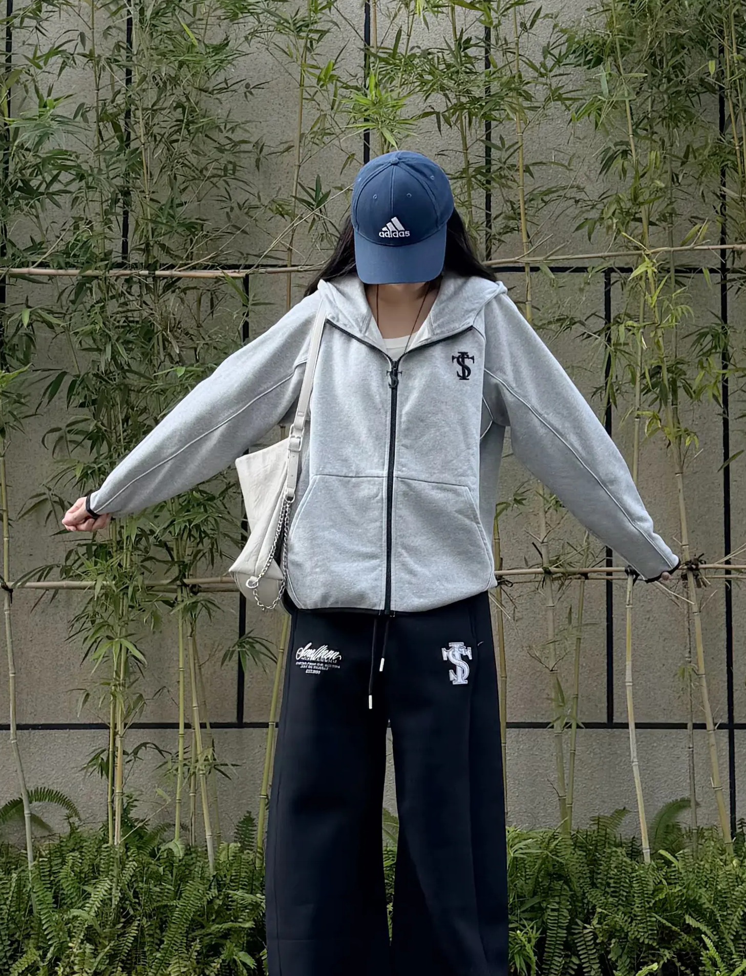 cleanfit一下～灰色卫衣➕休闲裤好帅好好看！