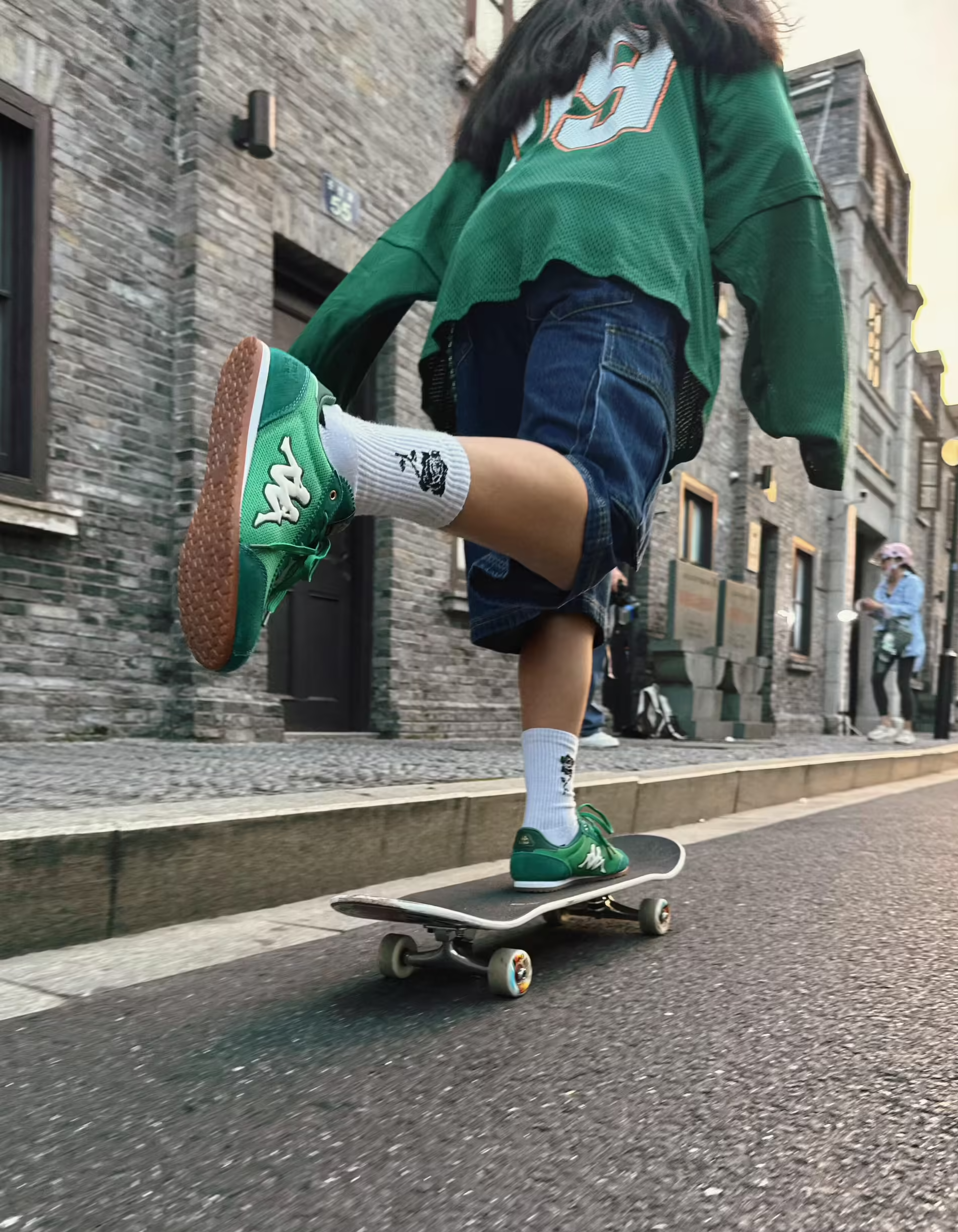 街头vibe｜美式少年💚🛹💚🛹绿色心情