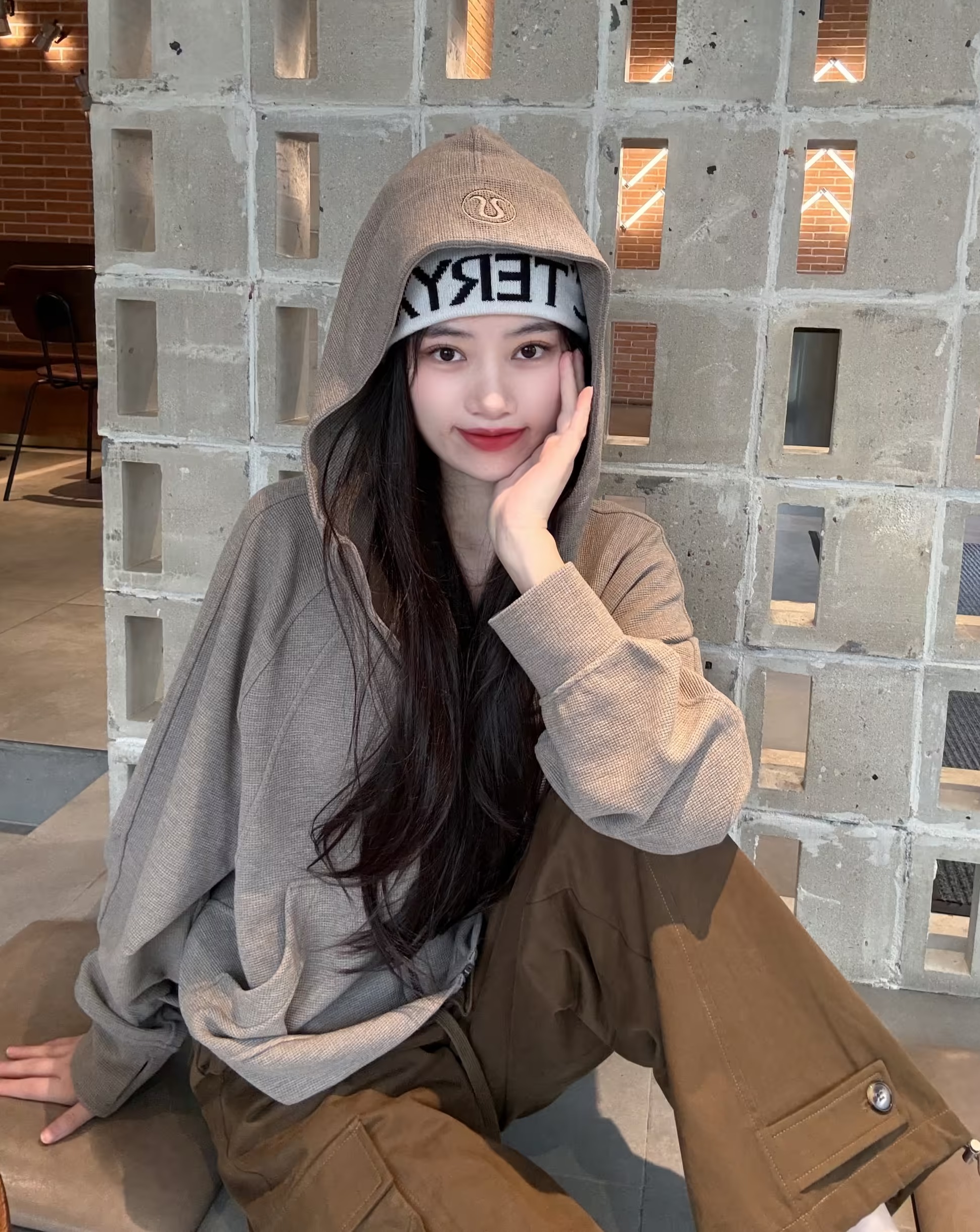 分享我的lululemon早秋🍂暖褐色华夫格scuba