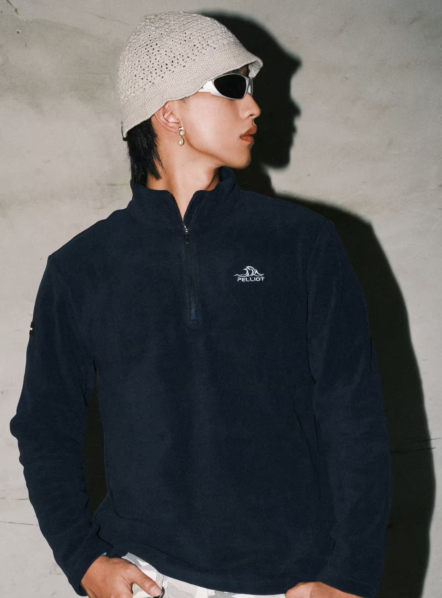Warm layer, outdoor style. 🏔️