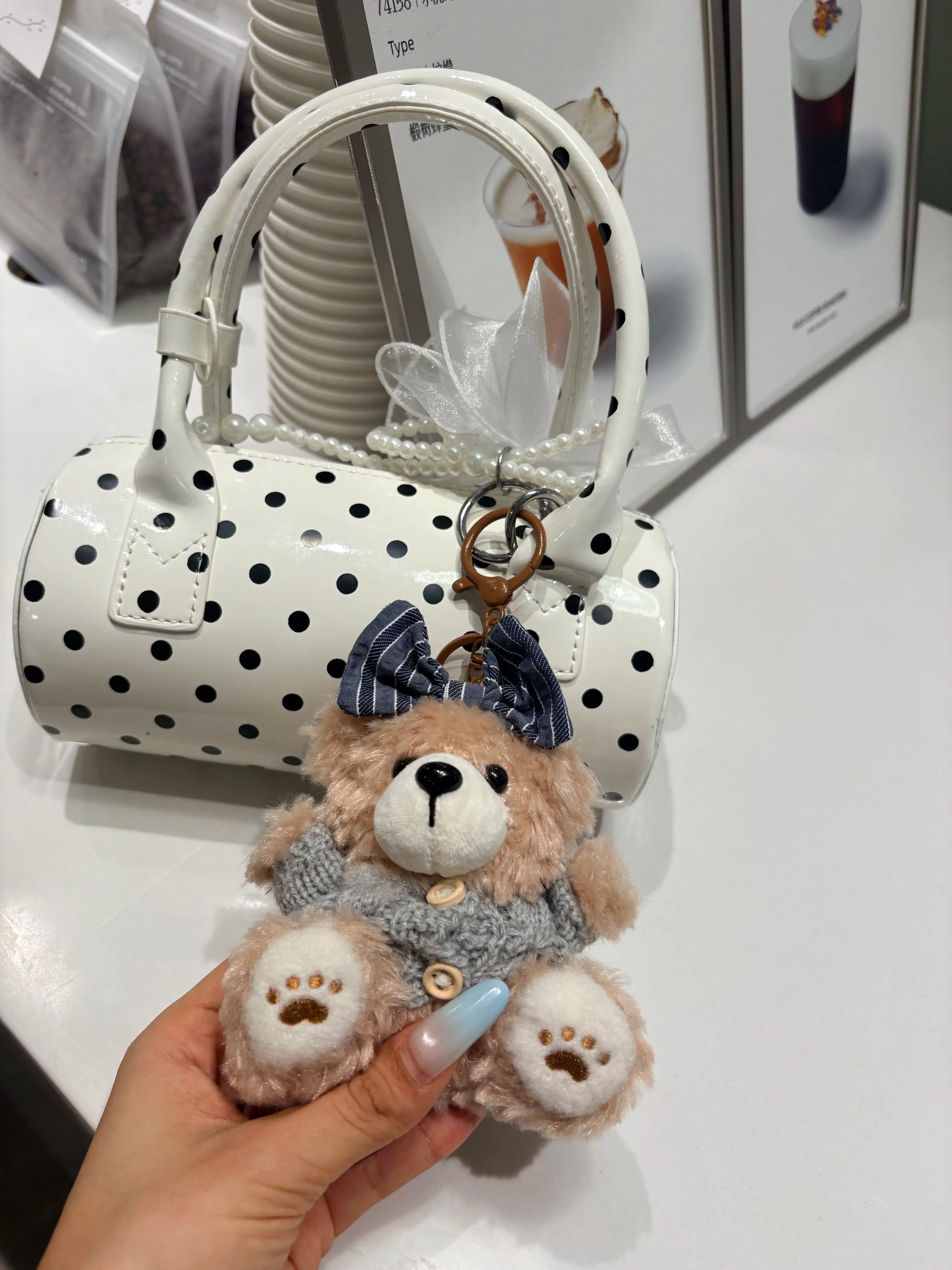 🐻谁能拒绝一只软乎乎的小熊挂件