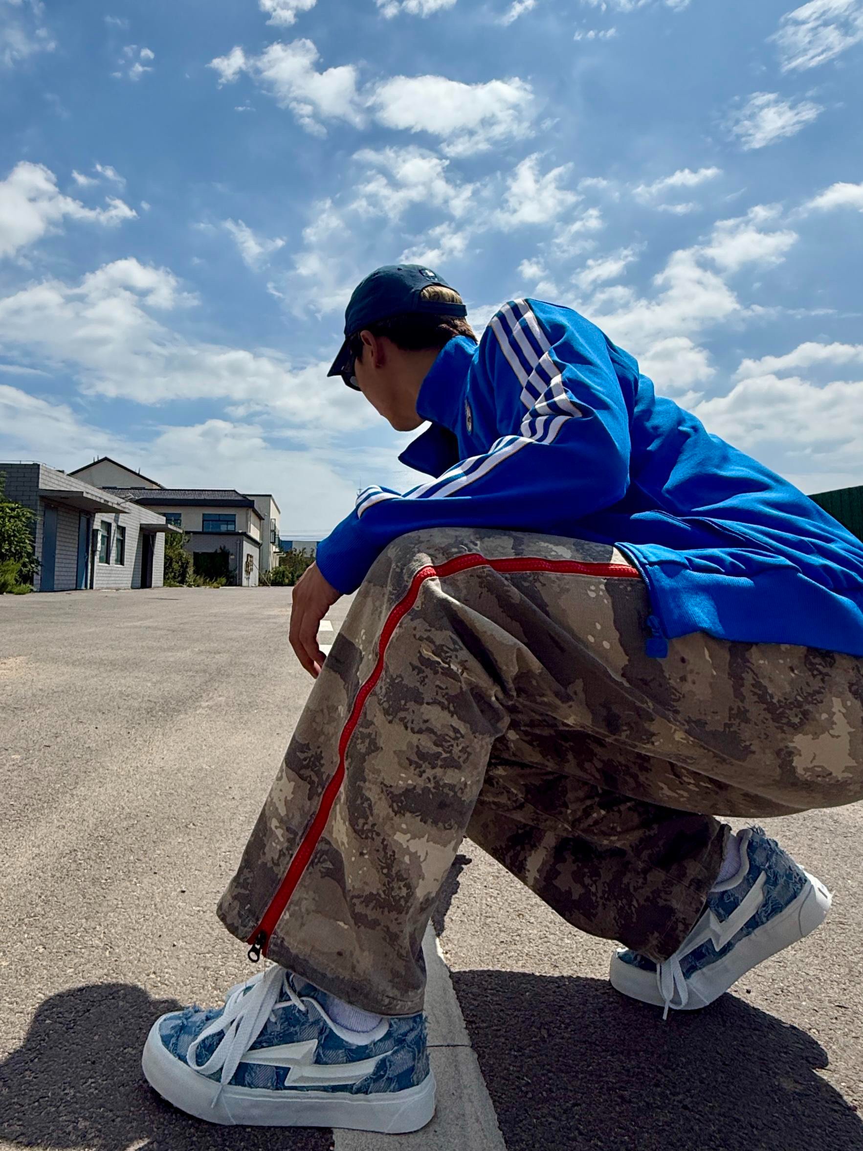 178/150｜Street Sporty 今天是蓝白迷彩穿搭小汁📸