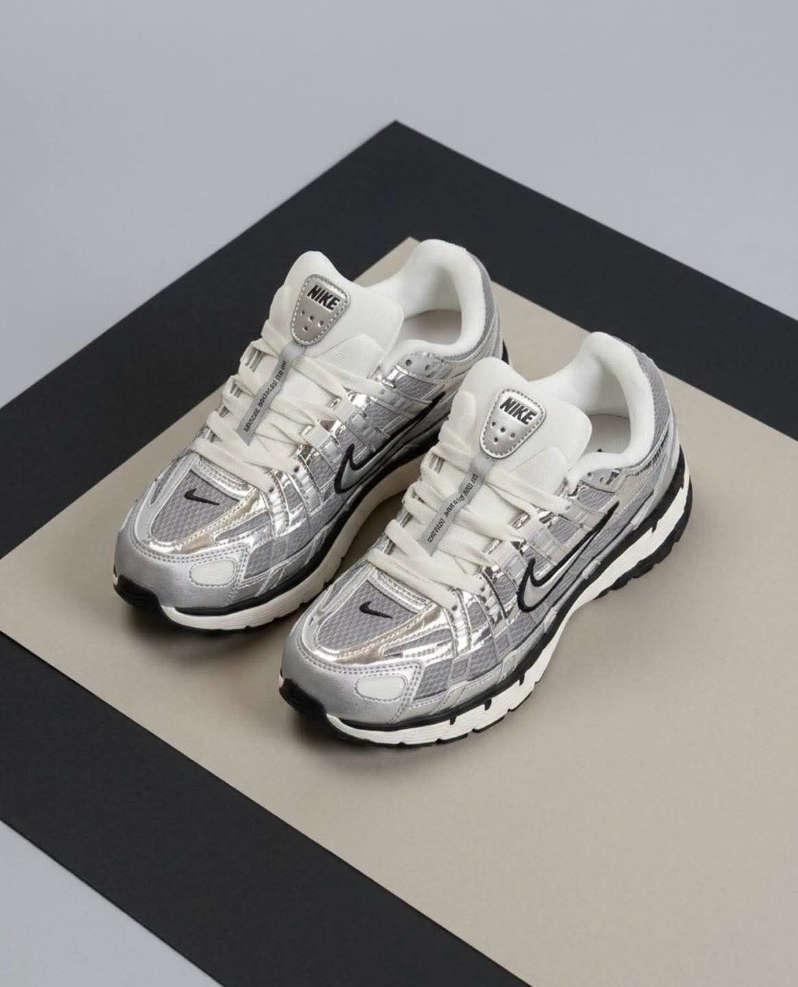 Nike P‑6000 金属银,Y2K 千禧跑鞋回归