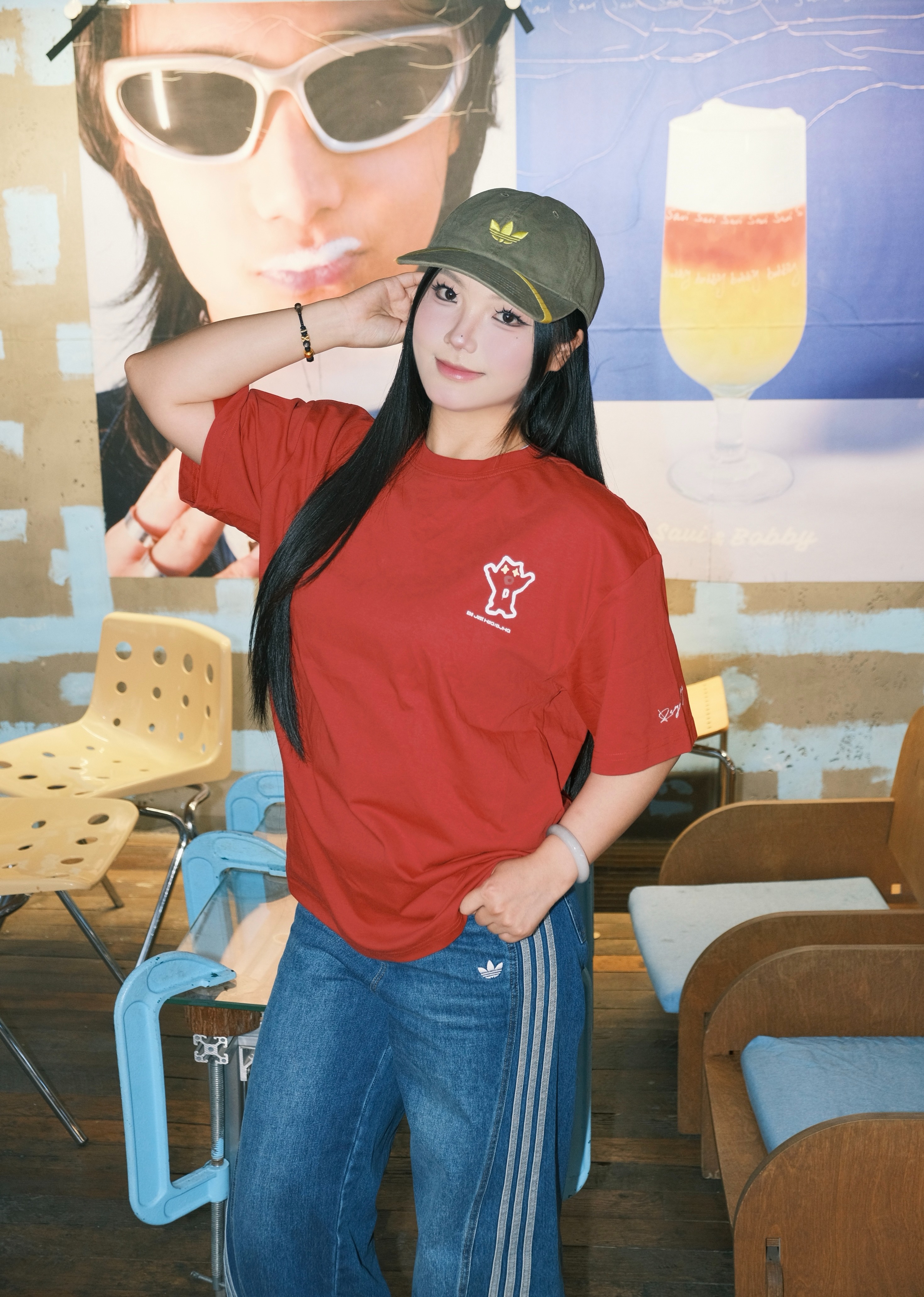 🧢Fitcheck｜美式复古红调街头感✨