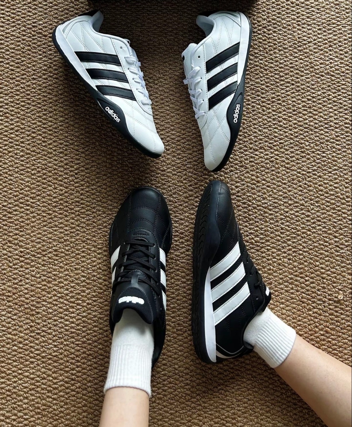 极限二选一⚫⚪阿迪复古足球风板鞋，上脚太绝