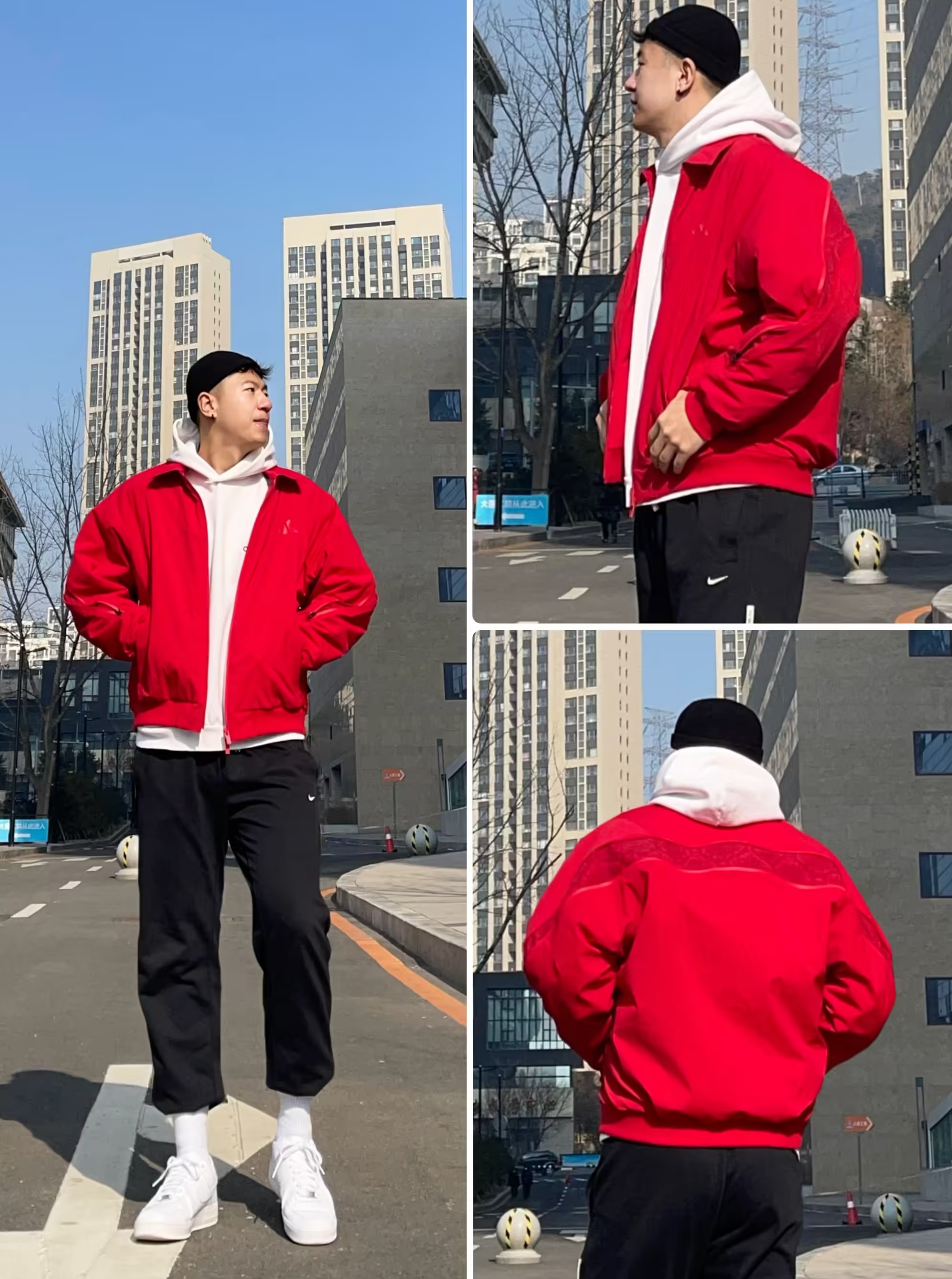 顶男计划 | 新春穿搭，🔴⚪️⚫️三撞色不要太帅！！！