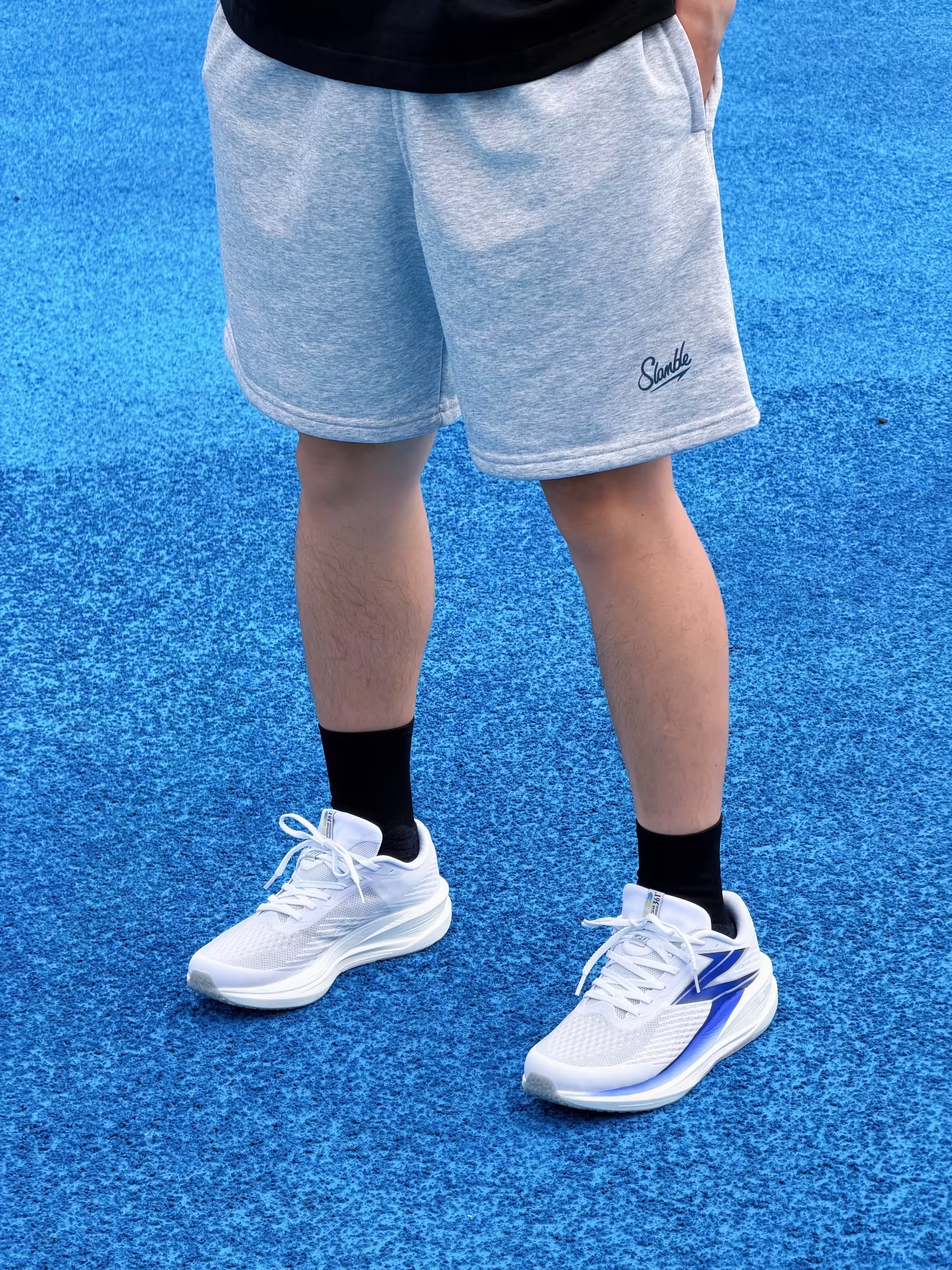 国潮运动穿搭｜国货跑鞋承包我的夏日慢跑日常💙🤍