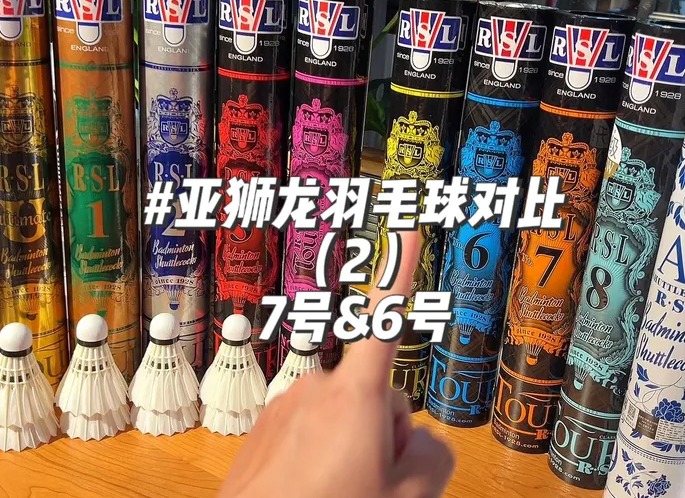 亚狮龙羽毛球性价比首选丨7号还是6号？