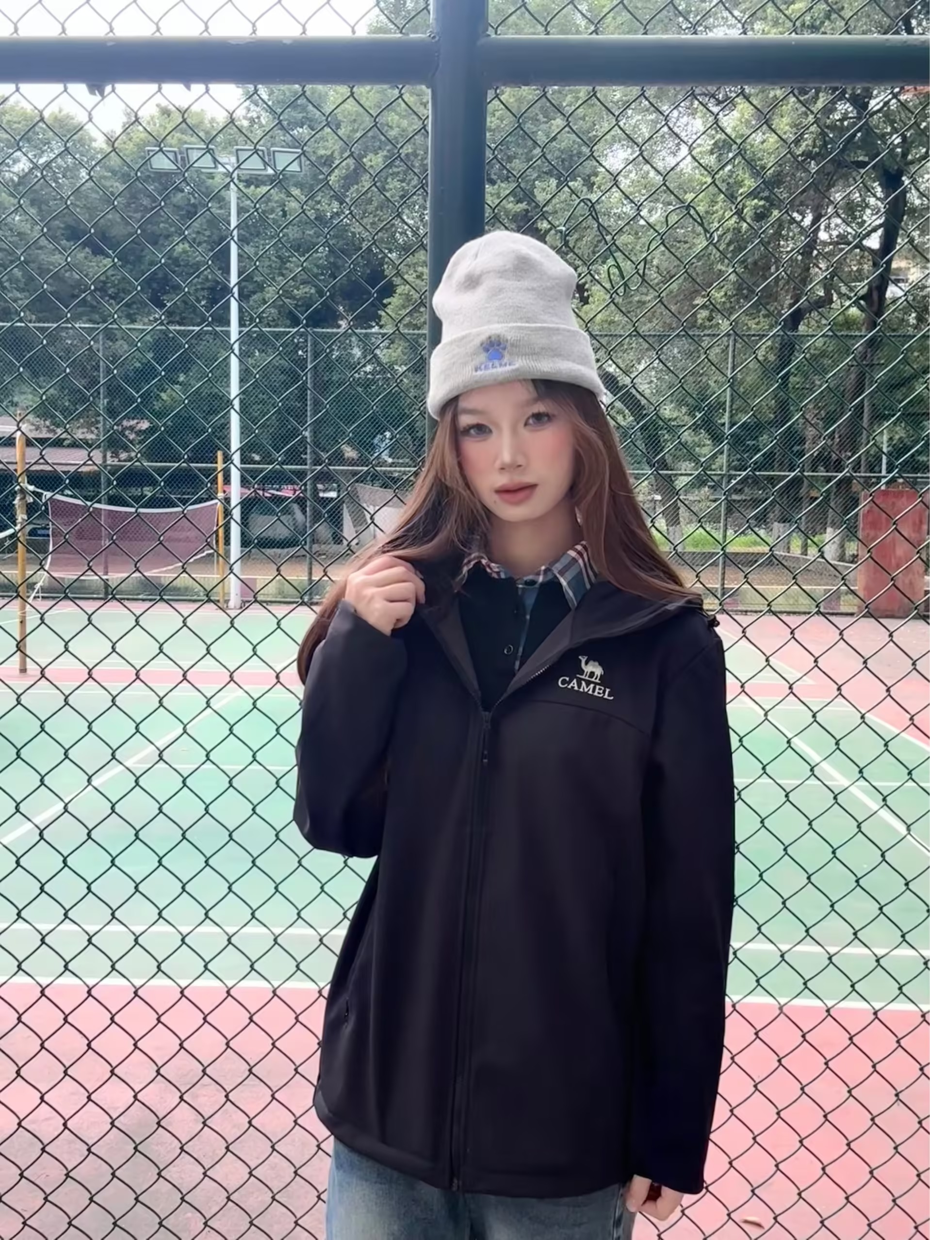 冲锋衣+针织帽，舒适适配N个场合🤠🤠