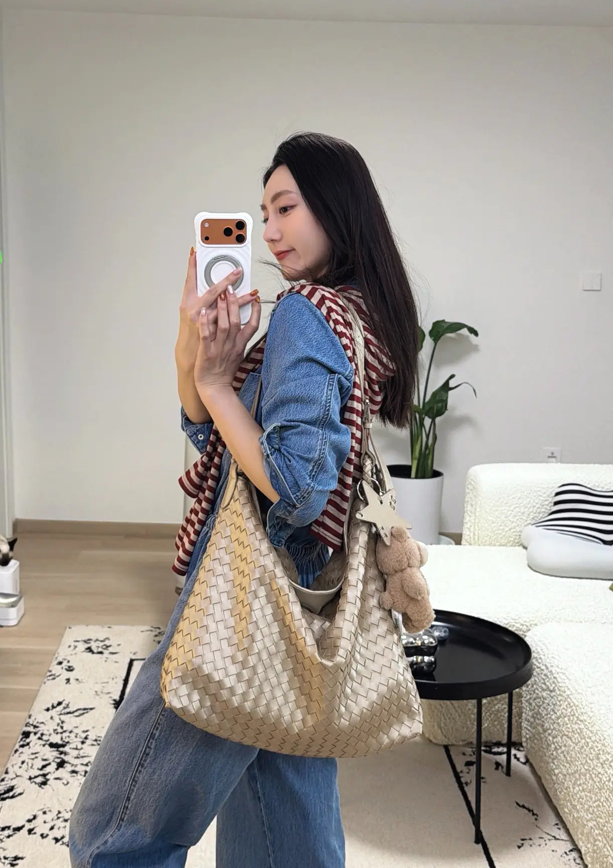 真的很爱这种一年四季都百搭的编织包!🧶