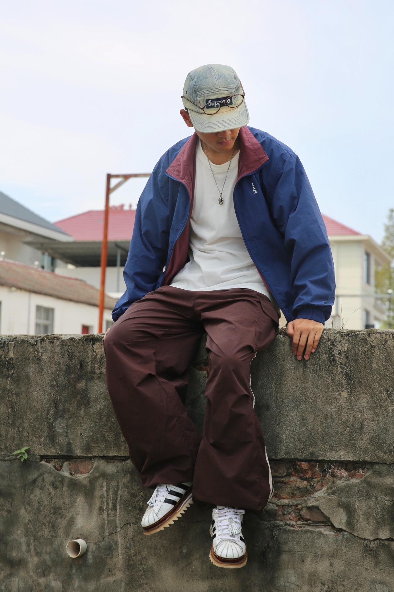 红蓝撞色｜我的一衣两穿ootd