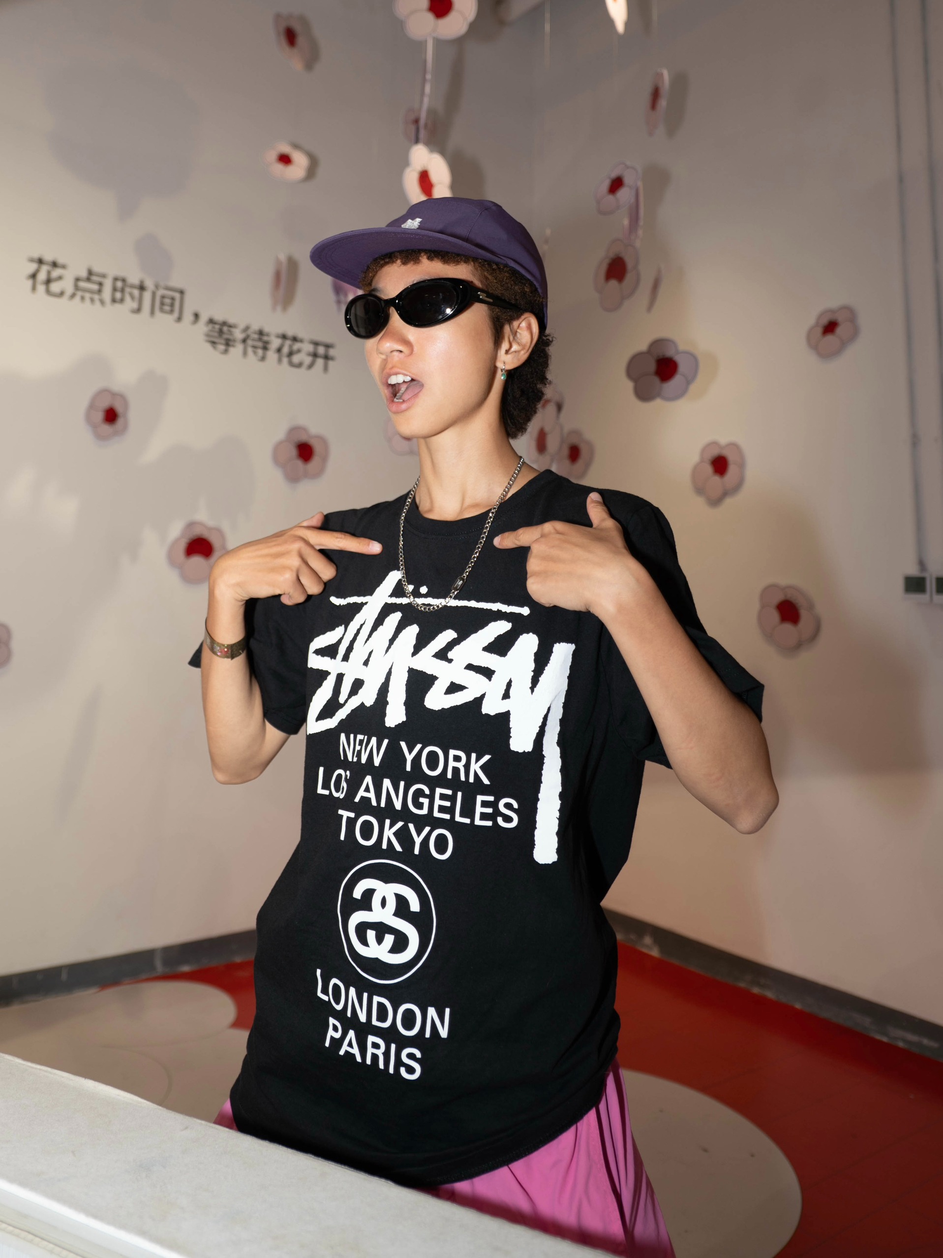 ✨ 酷甜七夕Look｜镂空字母古巴链解锁中性潮范 🕶️💕