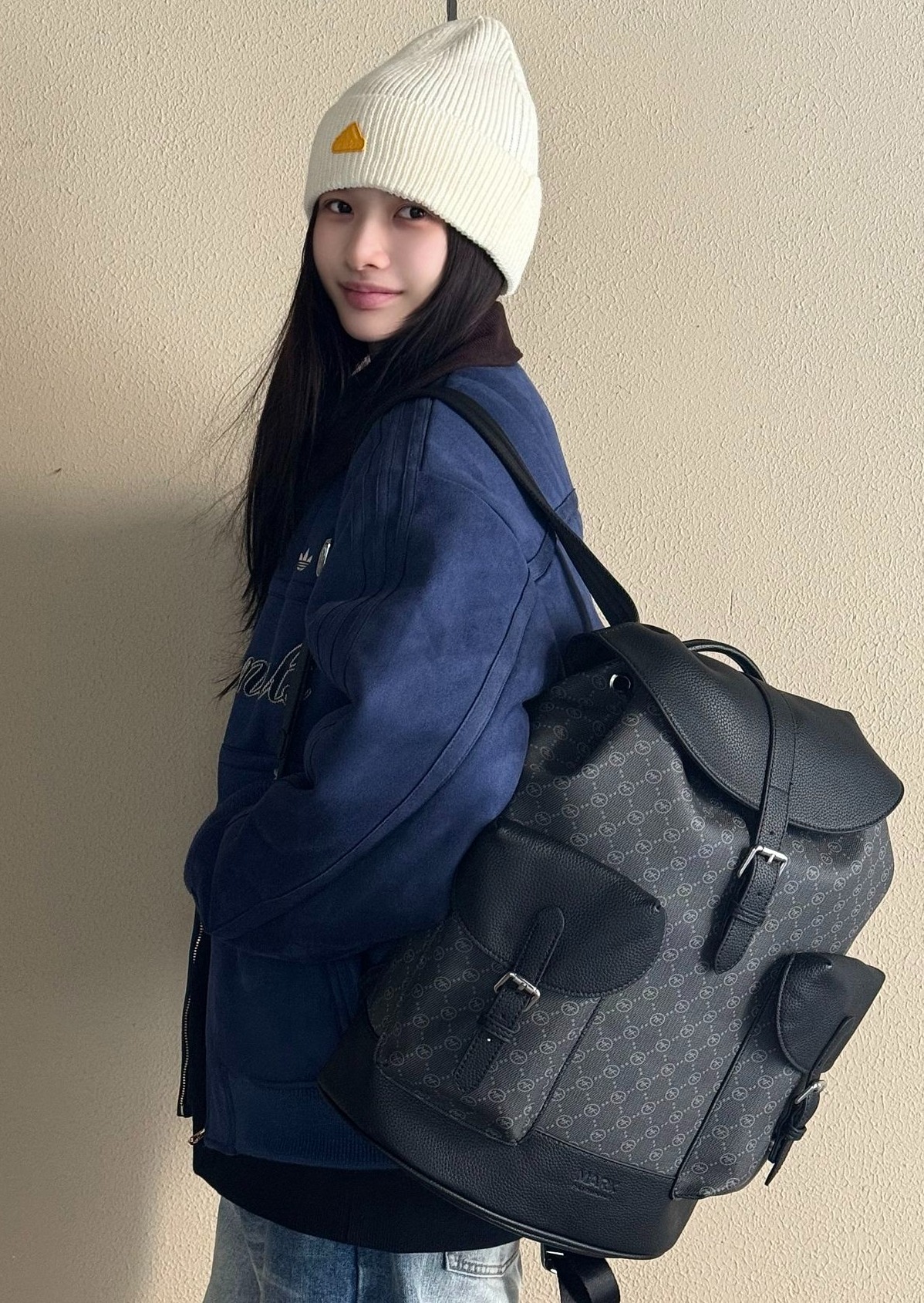 棒球夹克➕老花包复古美式校园风