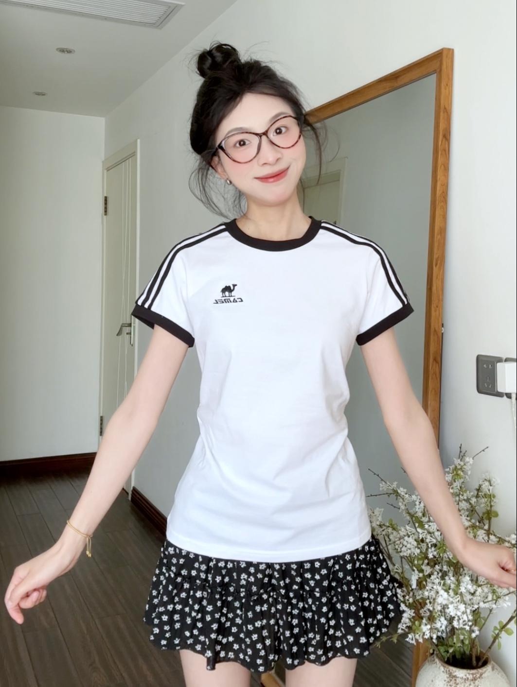 夏日百搭又显瘦的小T恤～