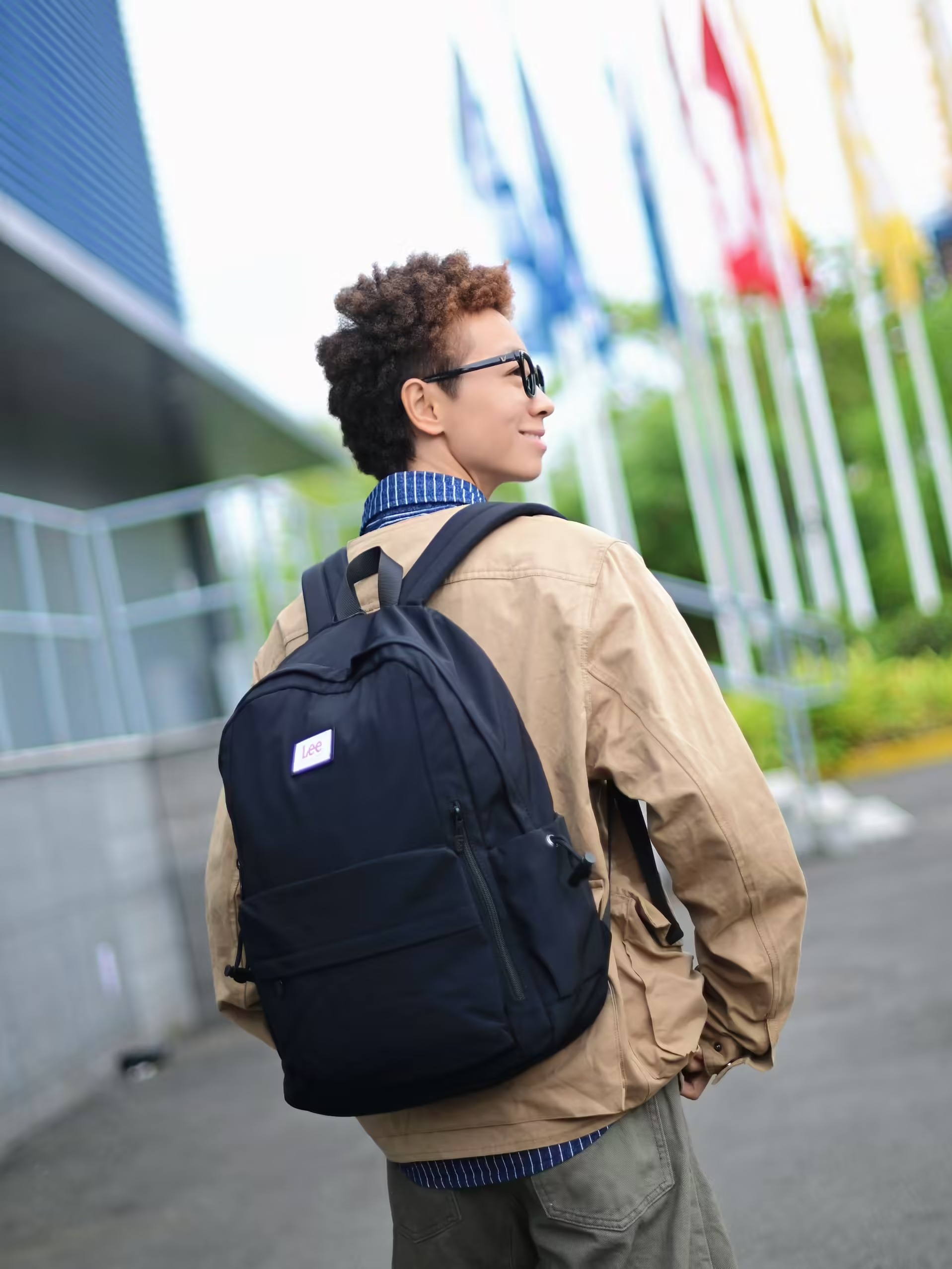 🎒黑色背包承包秋冬出行穿搭❄️轻便能装 一包搞定户外通勤✨