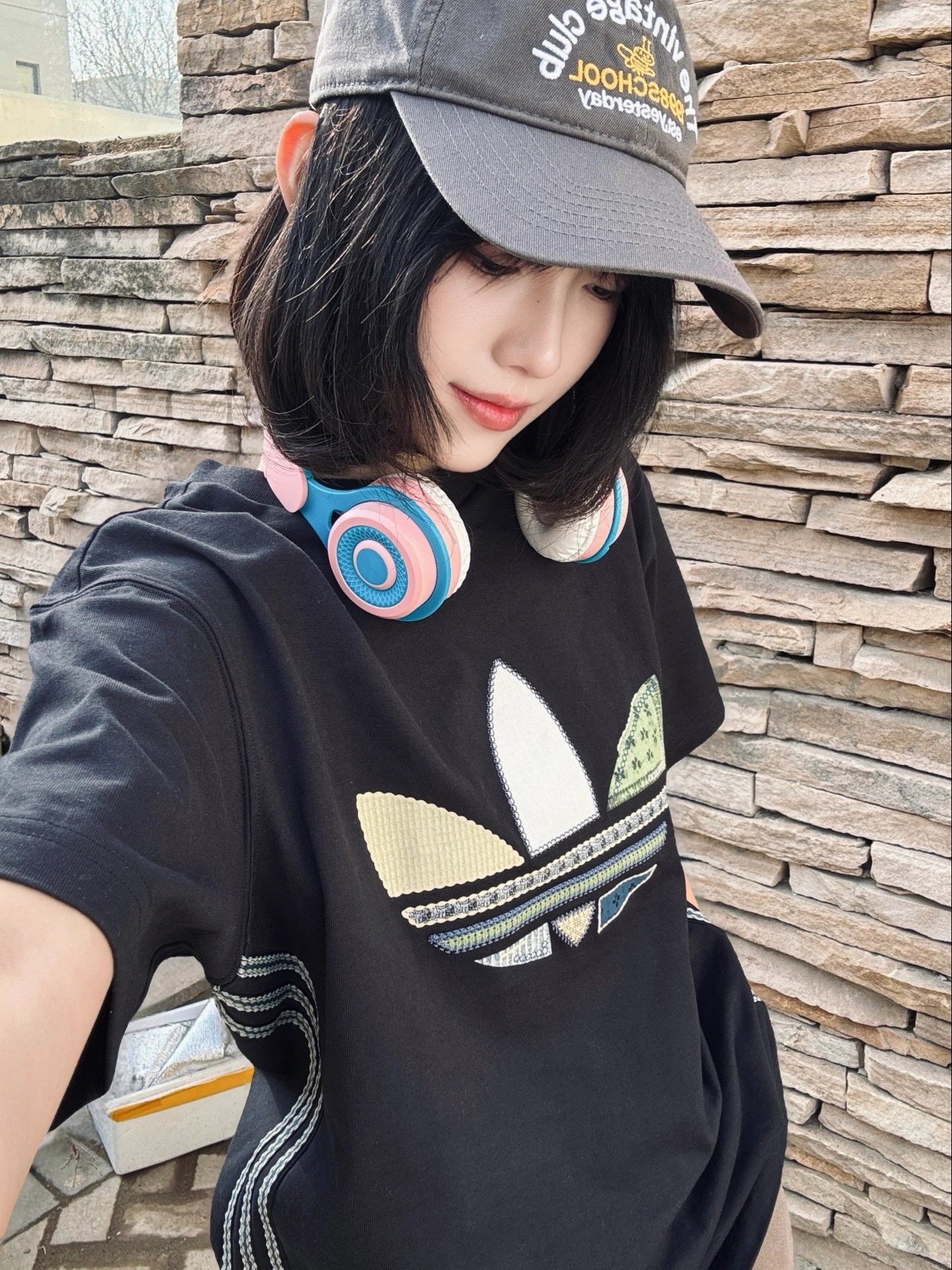 ☘️三叶草拼接印花T恤 | 松弛感街头风