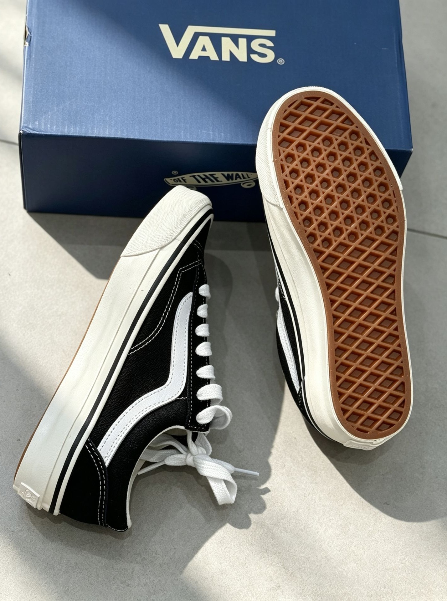 Vans Old Skool 黑白真的穿不腻啊！！