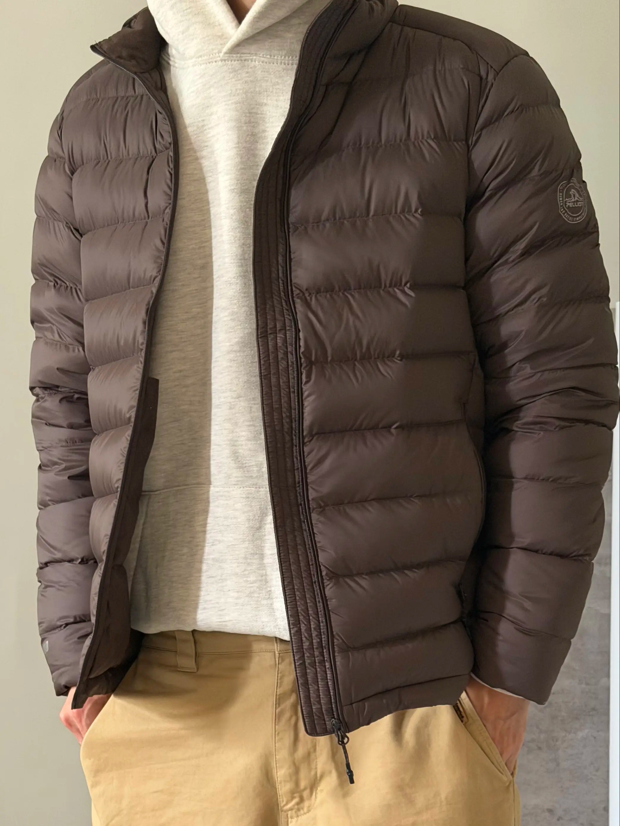 175/58kg清瘦男生看过来❗800蓬鹅绒，轻薄保暖不臃肿太香了❗️