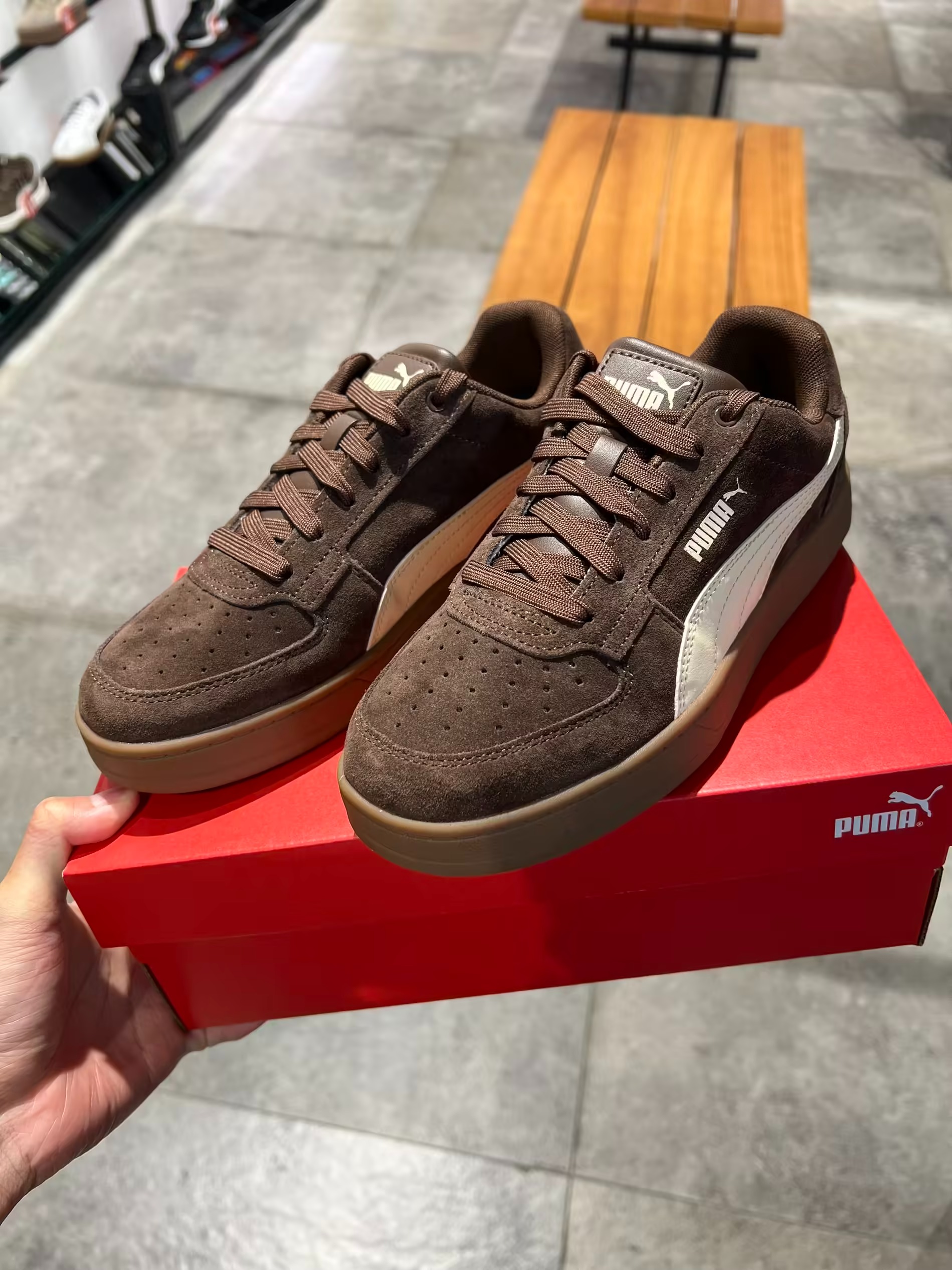 ✨ 这双 PUMA 板鞋太有质感啦！