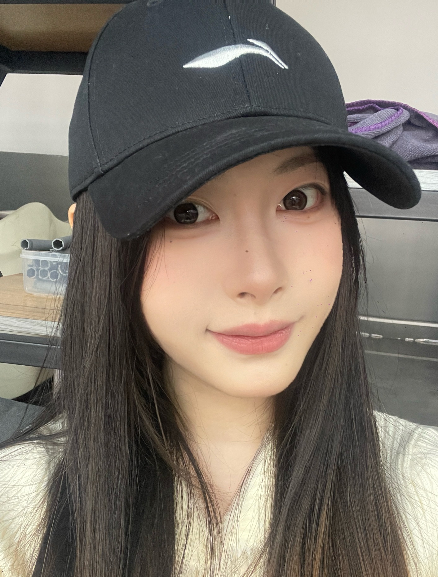 没人夸吗🥹李宁的帽子好显脸小～