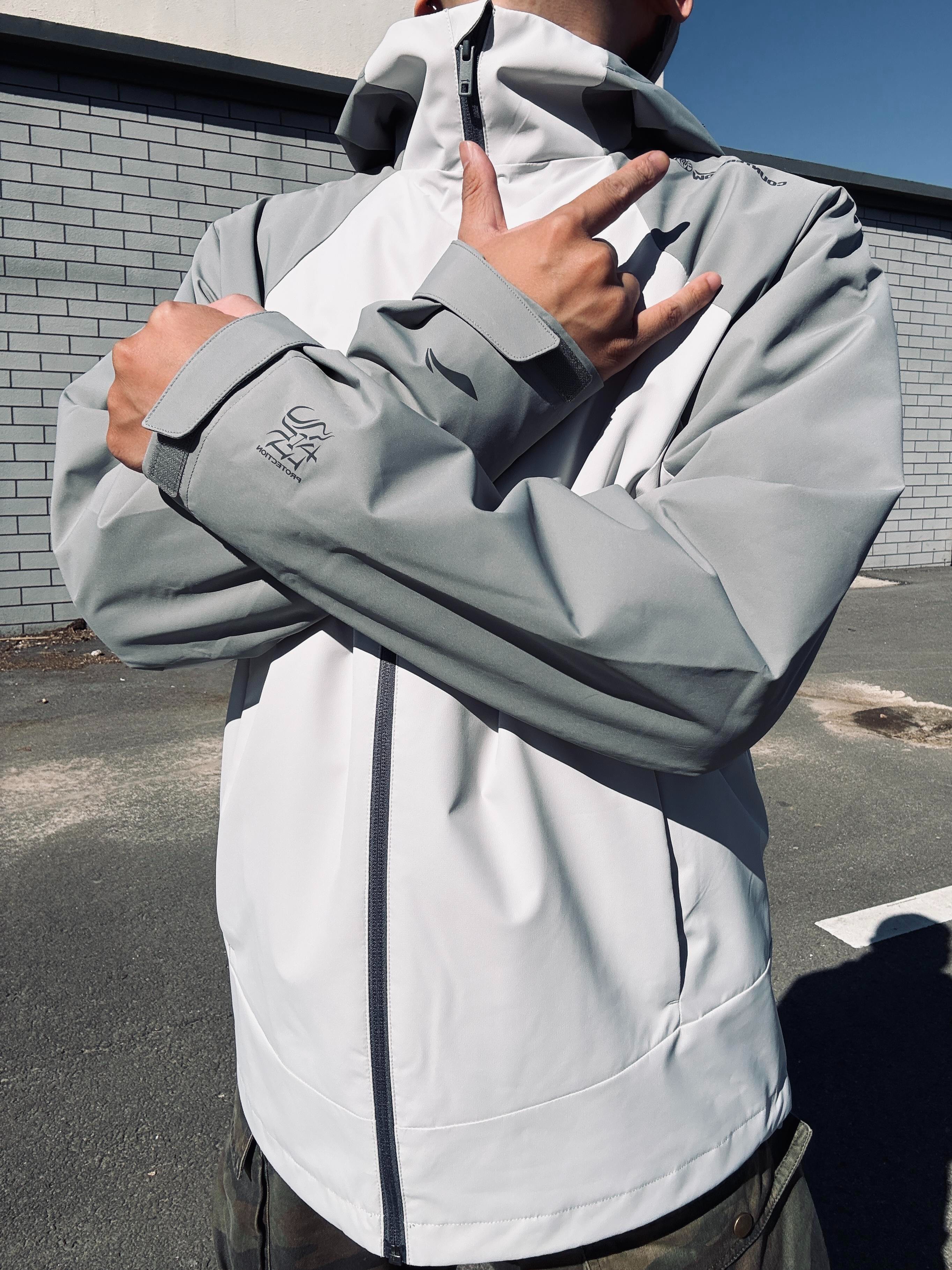 178/150山系男生一衣两穿 户外叠穿思路