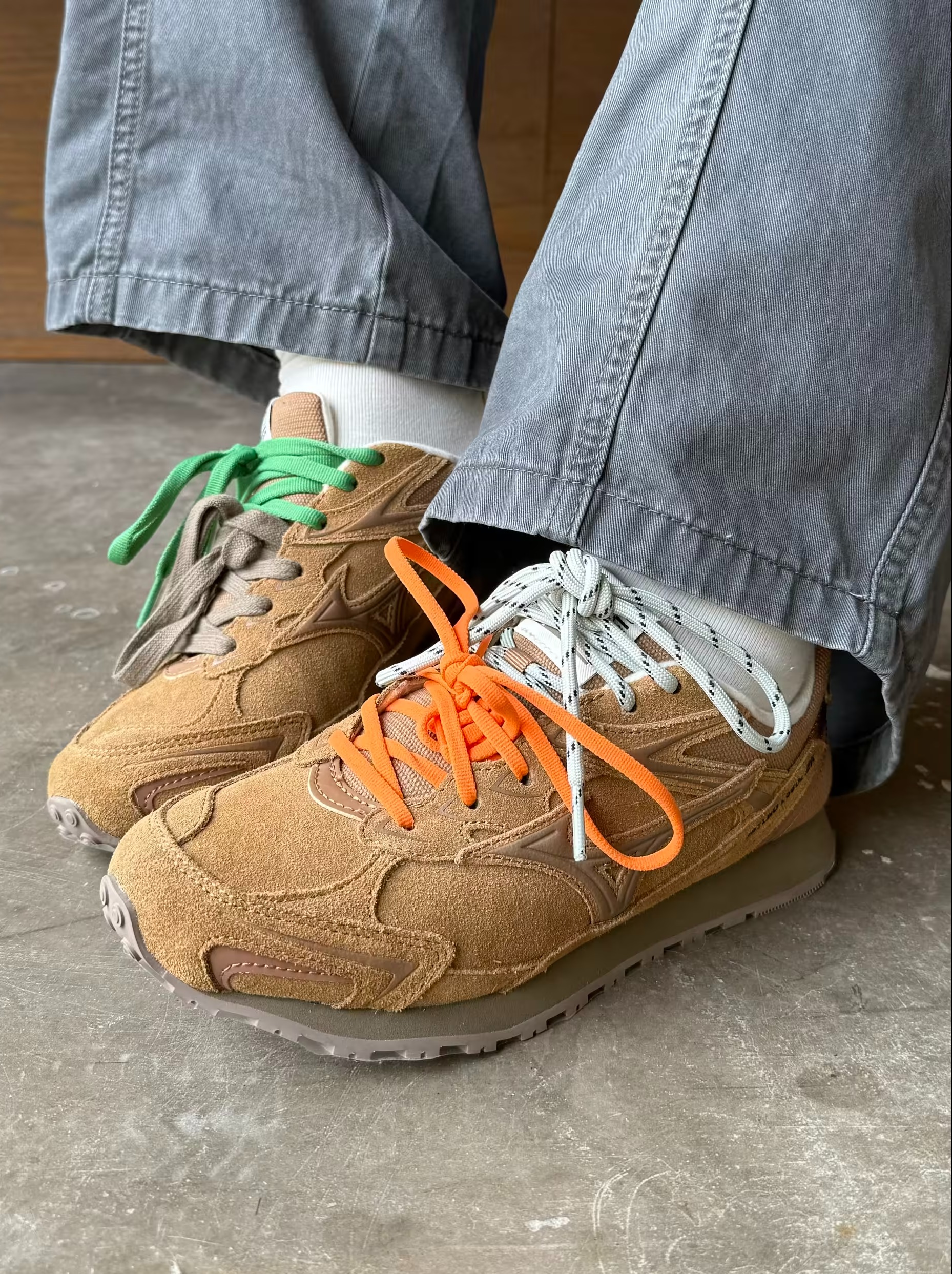 秋天的颜色🍂入秋穿Mizuno复古一下