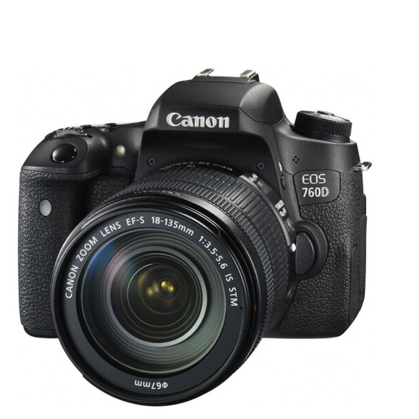 推荐商品：Canon/佳能 EOS 760D 单反相机 入门级 高清