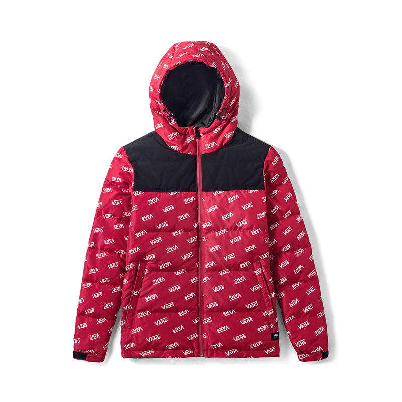 vans 字母印花羽绒服 男女同款 VN0A3QSLRS1
