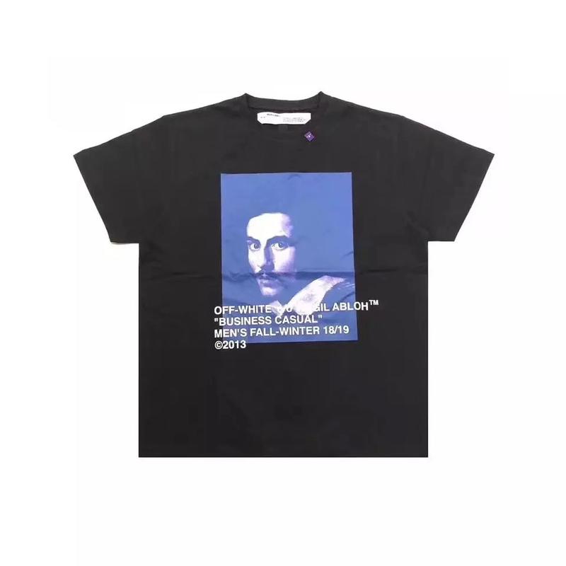 OFF-WHITE Bernini贝凡尼尼印花短袖T恤 男女同款