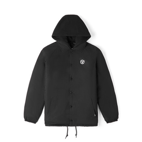 Vans 潮流羽绒连帽保暖夹克 VN0A4BPBBLK