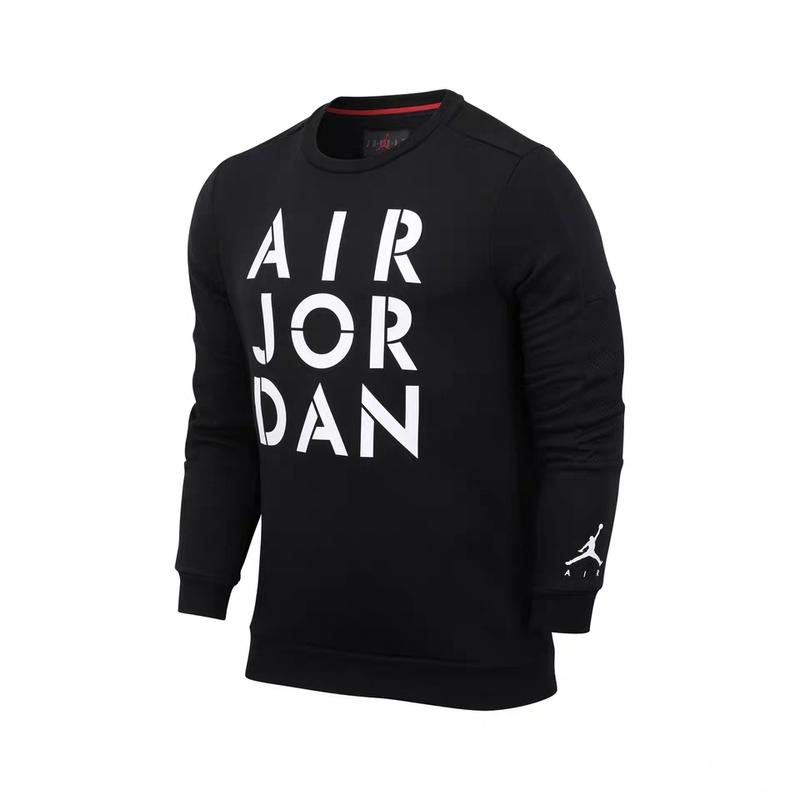 Jordan Brand JUMPMAN HYBRID起绒圆领套头字母印花卫衣 CK1355