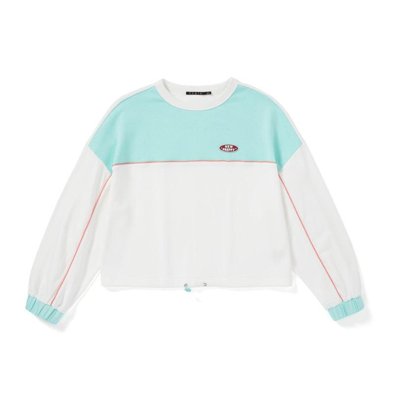 森马 短款宽松撞色卫衣 男女同款 19120160223