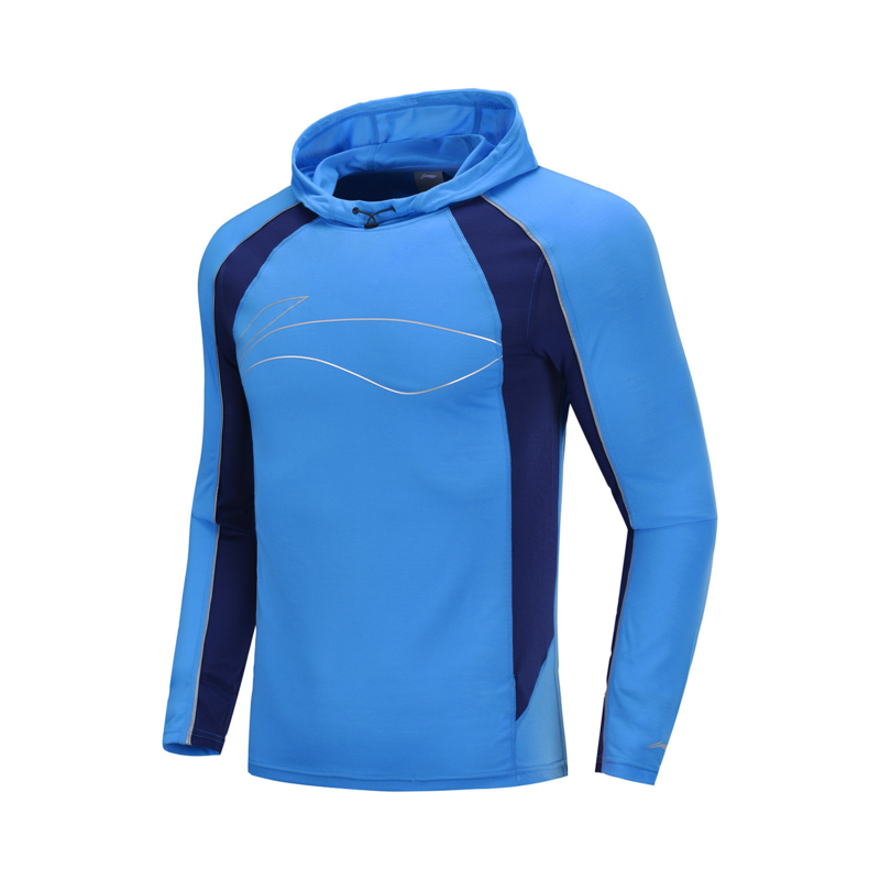 Li Ning 跑步系列套头连帽针织夹克 AAEQ011