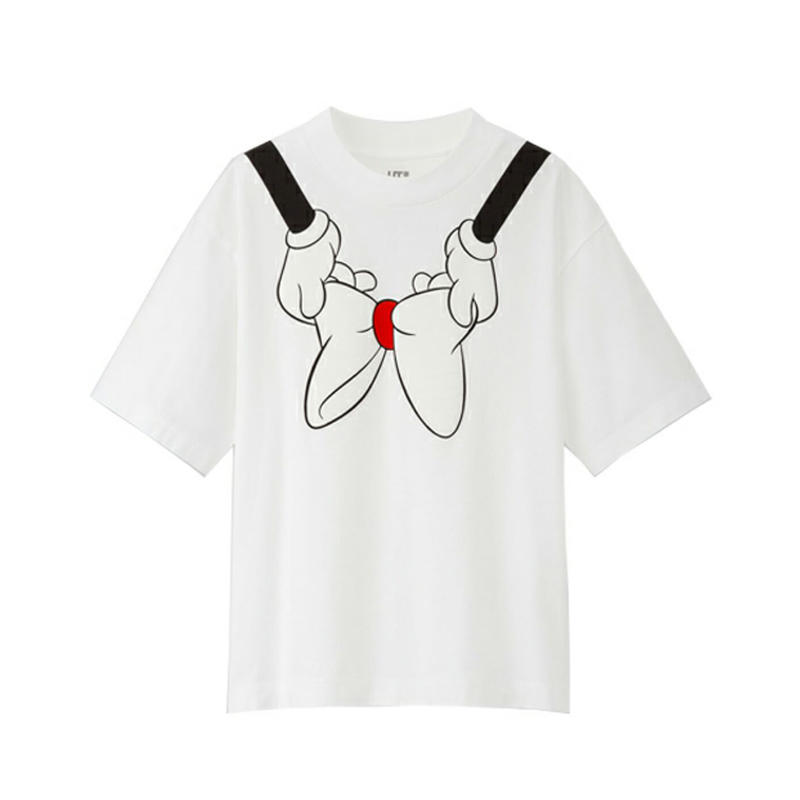AMBUSH UNIQLO AMBUSH DISNEY 三方联名领结印花T恤 男女同款