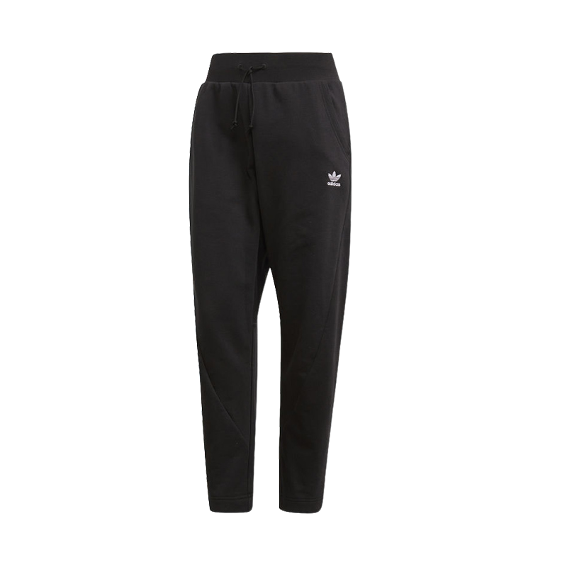 adidas Originals/三叶草 九分经典休闲螺纹收腰运动裤 FH8557