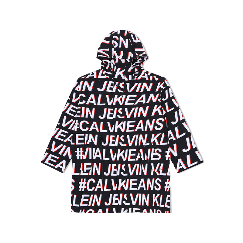 Calvin Klein 2020SS 休闲印花连帽夹克 J314852