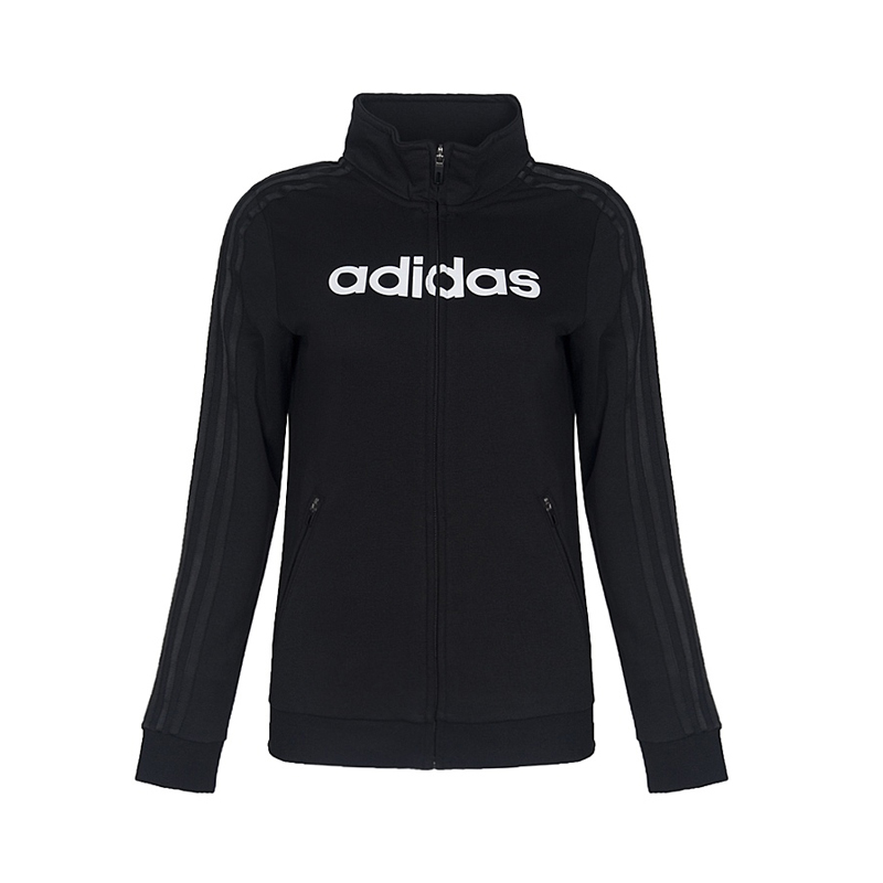 adidas 运动休闲针织立领夹克 CF3652