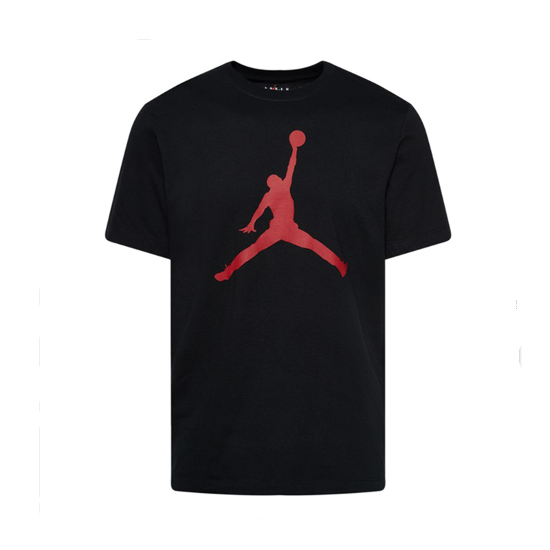 【张艺兴同款】Jordan Brand Jumpman大Logo合身吸湿排汗纯棉套头圆领直筒短袖T恤 CJ0921