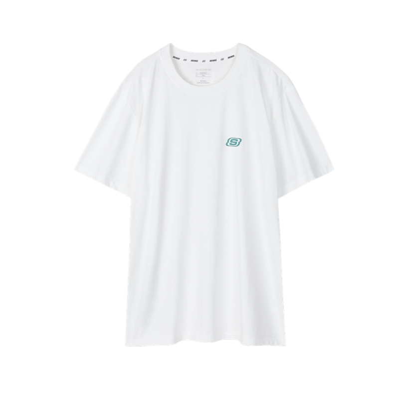 Skechers 时尚运动宽松T恤 男女同款 L220M165