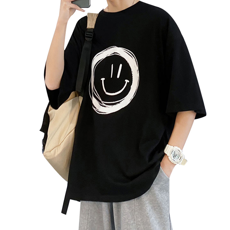 日系街头情侣短袖T恤 男女同款 HZZ064047CYJJ