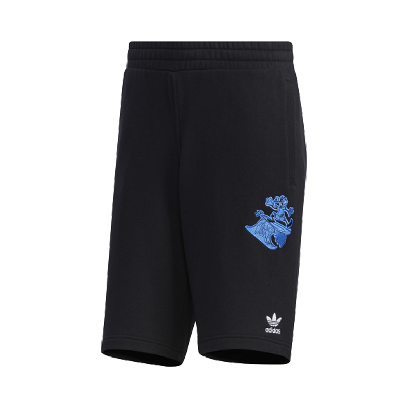 adidas Originals 迪士尼联名高飞狗刺绣图案运动短裤 GP6479