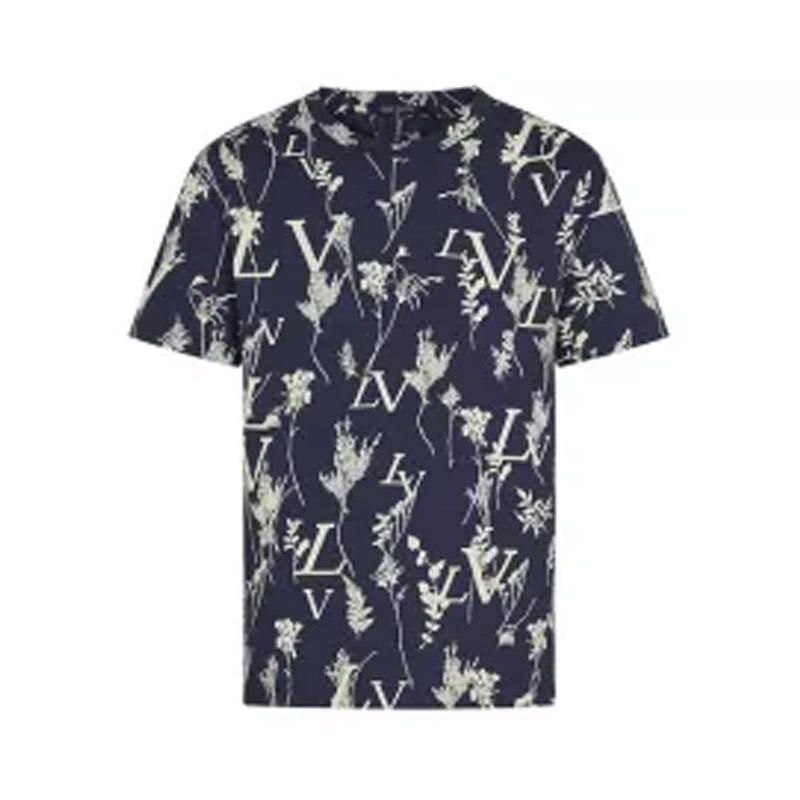 【明星同款】Louis Vuitton 麦穗印花短袖T恤 1A7X2